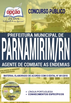 Concurso Prefeitura de Parnamirim 2018-AGENTE DE COMBATE AS ENDEMIAS